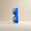 Blue pixel-style glasses, a unique, trendy and retro game and anime peripheral Specification image